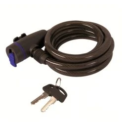 Hot Sale ✨ Silverline Tools Silverline Coiled Security Bike Bicycle Cycle Gate Lock 632809 😉