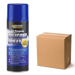 Cheapest 😍 Everbuild All Purpose Silicone Spray Lubricant SILSPRAY Box Of 12 🛒
