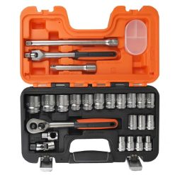 Best deal ✔️ Bahco Tools Bahco BAHS240 S240 Socket Set 1/2 Inch 24 Piece XMS2212SS ⌛