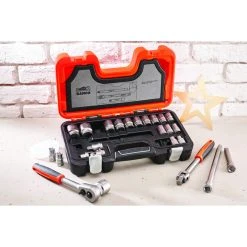 Best deal ✔️ Bahco Tools Bahco BAHS240 S240 Socket Set 1/2 Inch 24 Piece XMS2212SS ⌛ -Silverline Tools Shop unnamed file 1202