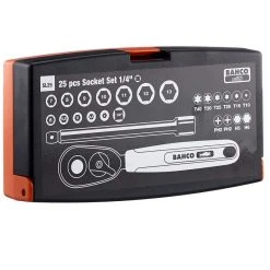 Cheap 😍 Bahco Tools Bahco SL25 Pro 1/4 Inch 25 Piece Socket Set BAHSL25 🌟 -Silverline Tools Shop unnamed file 1207