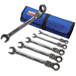 Best Pirce ???? FaithFull Tools Faithfull FAISPARAT6R Hinged Ratchet 6 Spanner Set XMS22RATSPAN ⌛