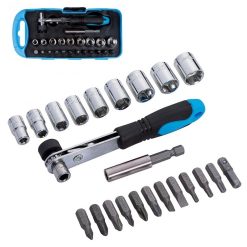 Deals ???? Blue Spot Tools Blue Spot Ratchet Screwdriver Bit Socket Driver Set 12624 ❤️