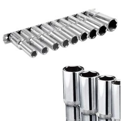 Best reviews of 😍 Blue Spot Tools 1/2 Inch Drive Long Deep Socket Set On Rail 01541 1/2" 😍
