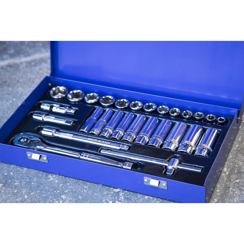 Outlet 😀 Blue Spot Tools 28pc 3/8 Inch Metric Socket Set 8 To 24mm 01547 Bluespot 🤩 6 Outlet 😀 Blue Spot Tools 28pc 3/8 Inch Metric Socket Set 8 To 24mm 01547 Bluespot 🤩 - Image 6