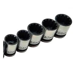 Promo ✨ Blue Spot Tools 3/8 Inch Drive Spline Socket Set 01543 3/8" 😉 -Silverline Tools Shop unnamed file 1544