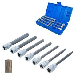 Best reviews of 💯 Blue Spot Tools 3/8 Inch Torx Extra Long Socket Bit Set 01514 3/8" 👏