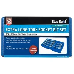 Best reviews of 💯 Blue Spot Tools 3/8 Inch Torx Extra Long Socket Bit Set 01514 3/8" 👏 -Silverline Tools Shop unnamed file 1599