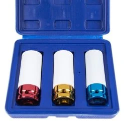 New 🤩 Blue Spot Tools 3Pc 1/2 Inch Alloy Wheel Nut Impact Socket Set 01545 Bluespot ❤️ -Silverline Tools Shop unnamed file 1609