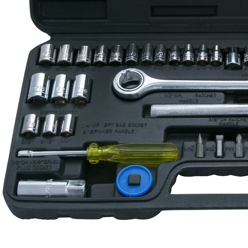 Deals π Blue Spot Tools 52pc 1/4 3/8 And 1/2 Inch Mixed Socket Tool Set 01746 Bluespot π 5 Deals π Blue Spot Tools 52pc 1/4 3/8 And 1/2 Inch Mixed Socket Tool Set 01746 Bluespot π - Image 5