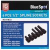 Cheap ???? Blue Spot Tools 6pc 1/2 Inch Spline Socket Set M14 To M18 01532 Bluespot ????