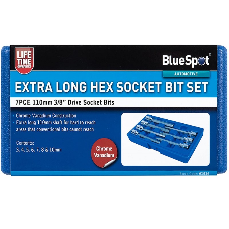 Blue Spot Tools Hex Extra Long Allen Key Socket Bit Set 3/8" 01516 Best Sale ???? Blue Spot Tools Hex Extra Long Allen Key Socket Bit Set 3/8" 01516 ???? -Silverline Tools Shop unnamed file 1679
