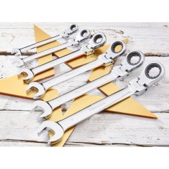 Buy ⭐ FaithFull Tools Faithfull FAISPARAT6S Hinged Flexible Ratchet Spanner 6 Piece Set ???? -Silverline Tools Shop unnamed file 1734