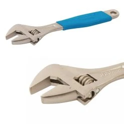 Outlet 🥰 Silverline Tools Silverline Adjustable Chrome Plated 🔧 Wrench 300mm 598474 👏