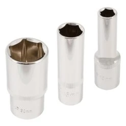 Outlet ❤️ Silverline Tools Silverline Mechanics Deep Sockets 1/2 Inch Drive 💯