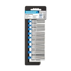 New ✨ Silverline Tools Deep Socket 9pc Set 3/8" Drive 6pt Metric 8mm - 19mm 282407 ????