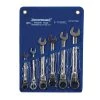Buy 💯 Silverline Tools Flexible Head Ratchet Spanner 8mm To 17mm Set 277869 🎁