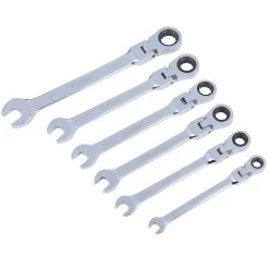 New 🧨 Blue Spot Tools Flexible Head Hinged Ratchet Spanners 6 Piece Set 04312 🛒