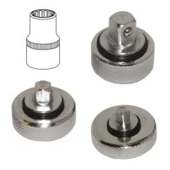 New ✨ Silverline Tools Silverline Palm Socket Ratchet Set 380552 1/4 3/8 1/2 Inch 🧨