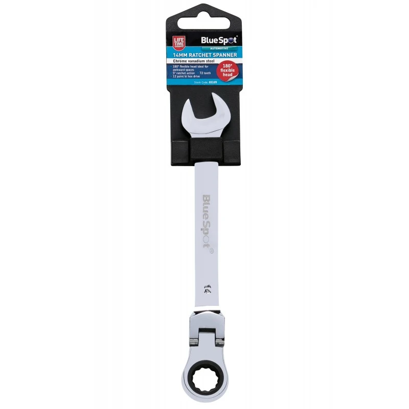 Best deal ๐งจ Blue Spot Tools 14mm Chrome Vanadium Ratchet Spanner Flexible Hinged 05109 โค๏ธ 1 Best deal ๐งจ Blue Spot Tools 14mm Chrome Vanadium Ratchet Spanner Flexible Hinged 05109 โค๏ธ