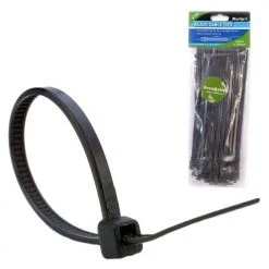 Outlet 🛒 Blue Spot Tools Blue Spot Cable Ties 4.8 200mm Black 100 Pack 40057 👏