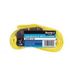 Deals ???? Blue Spot Tools Cam Buckle Strap S Hook 25mm X 2m 6ft 45400 Bluespot ????