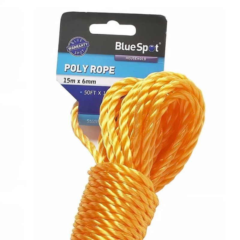 Blue Spot Tools Poly Rope 6mm Orange 80420 Cheapest ???? Blue Spot Tools Poly Rope 6mm Orange 80420 ???? -Silverline Tools Shop unnamed file 2092