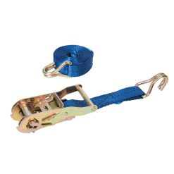 Brand new ???? Silverline Tools Silverline Ratchet Tie Down Strap J-Hook - 3m 4m 6m Or 8m ????