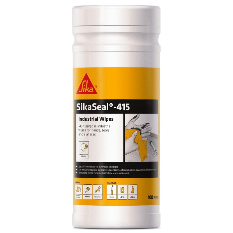 Sika SikaSeal 415 Industrial Anti-bacterial Super Wipes SKSEALWIPE100 Cheap ✨ Sika SikaSeal 415 Industrial Anti-bacterial Super Wipes SKSEALWIPE100 ???? -Silverline Tools Shop unnamed file 284