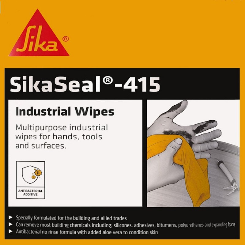 Sika SikaSeal 415 Industrial Anti-bacterial Super Wipes SKSEALWIPE100 Cheap ✨ Sika SikaSeal 415 Industrial Anti-bacterial Super Wipes SKSEALWIPE100 ???? -Silverline Tools Shop unnamed file 288