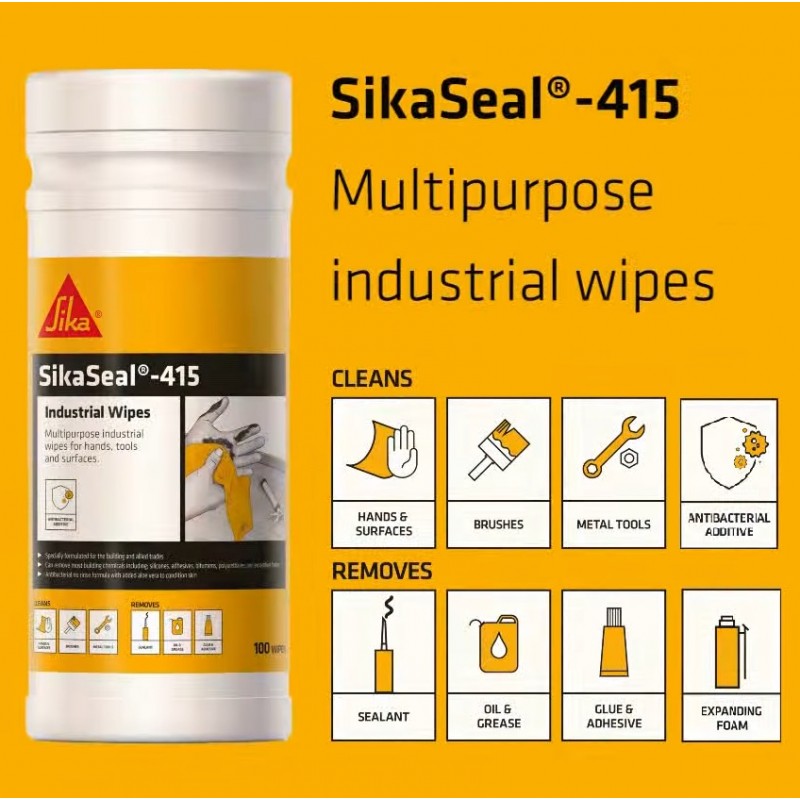 Sika SikaSeal 415 Industrial Anti-bacterial Super Wipes SKSEALWIPE100 Cheap ✨ Sika SikaSeal 415 Industrial Anti-bacterial Super Wipes SKSEALWIPE100 ???? -Silverline Tools Shop unnamed file 289