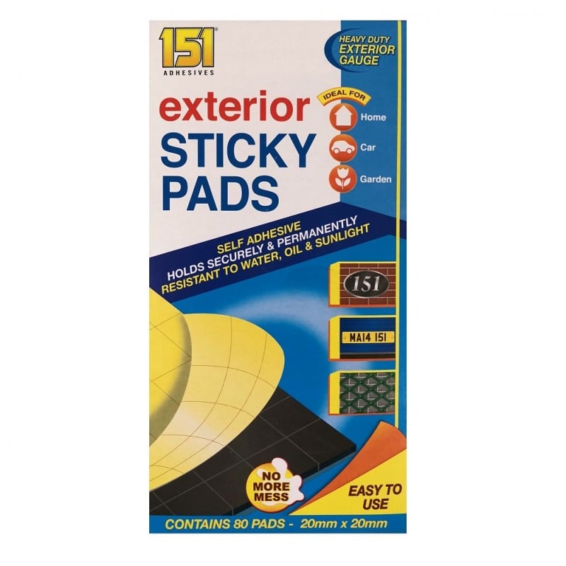 151 Exterior Grade Mounting Sticky Pads 1511031 Budget ✔️ 151 Exterior Grade Mounting Sticky Pads 1511031 ???? -Silverline Tools Shop unnamed file 35