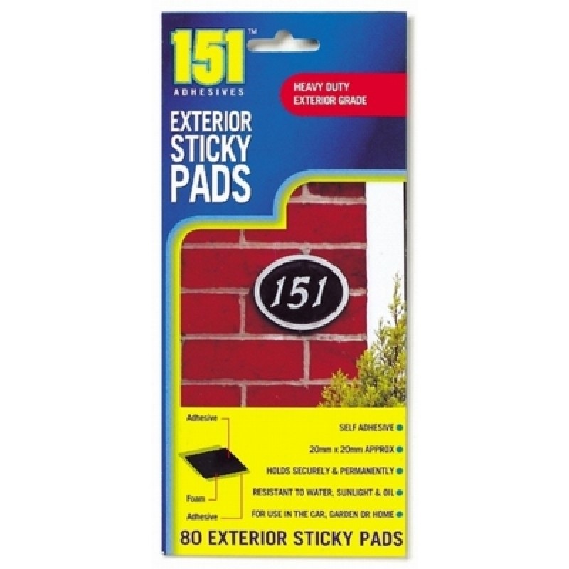 151 Exterior Grade Mounting Sticky Pads 1511031 Budget ✔️ 151 Exterior Grade Mounting Sticky Pads 1511031 ???? -Silverline Tools Shop unnamed file 36