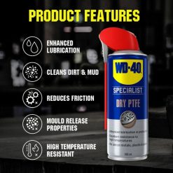 Cheapest ???? WD40 Specialist DRY PTFE Lubricating Spray 400ml WD-40 44394 ???? -Silverline Tools Shop unnamed file 389