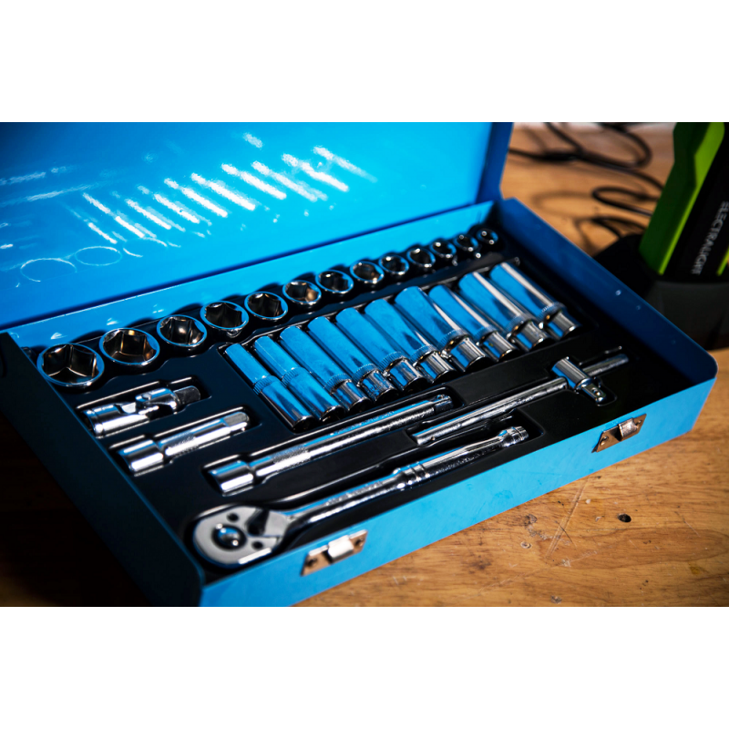 Blue Spot Tools 28pc 3/8 Inch Metric Socket Set 8 to 24mm 01547 Bluespot Outlet ???? Blue Spot Tools 28pc 3/8 Inch Metric Socket Set 8 To 24mm 01547 Bluespot ???? -Silverline Tools Shop unnamed file 39