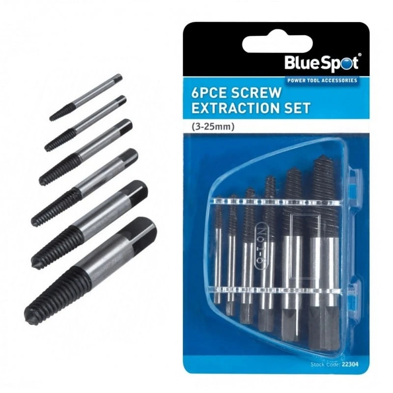 Promo ๐ Blue Spot Tools Blue Spot Damaged Screw Bolt Easy Out Extractor Remover 22304 โ 1 Promo ๐ Blue Spot Tools Blue Spot Damaged Screw Bolt Easy Out Extractor Remover 22304 โ