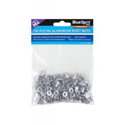 New ❤️ Blue Spot Tools Aluminium M4 Rivnut Rivet Nut Inserts 100pk 40618 Bluespot ????