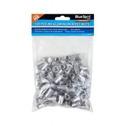 Best Sale โจ Blue Spot Tools Aluminium M8 Rivnut Rivet Nut Inserts 100pk 40621 Bluespot ๐
