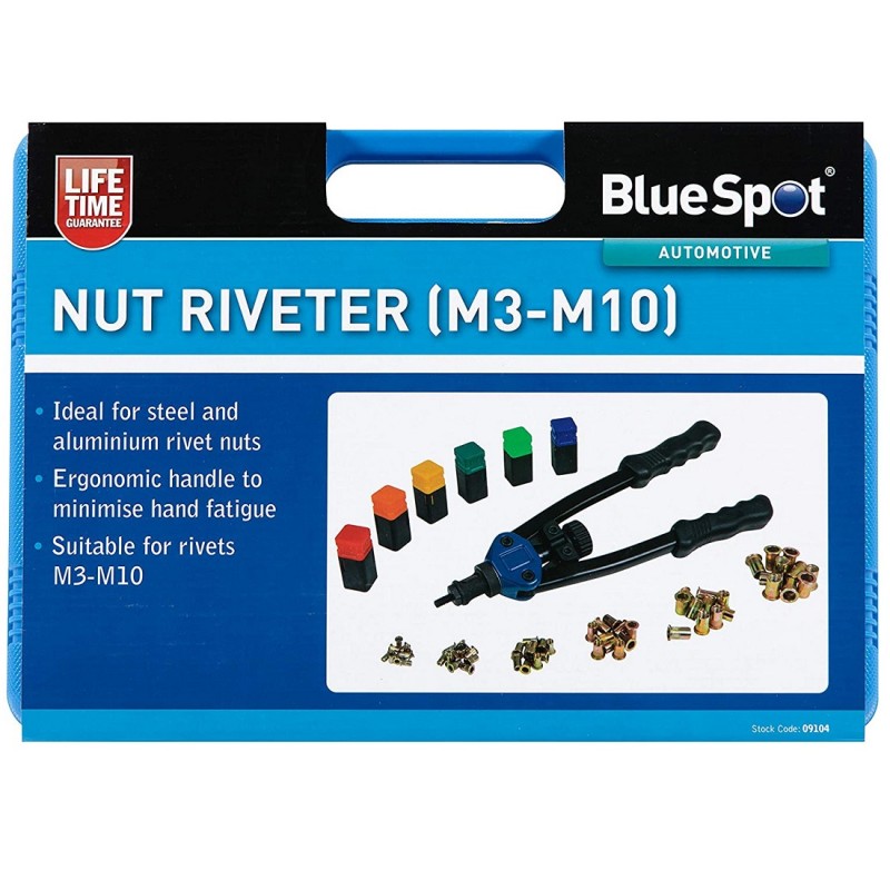 Blue Spot Tools Threaded Rivnut Nutsert Rivet Nut Tool 09104 Brand new ???? Blue Spot Tools Threaded Rivnut Nutsert Rivet Nut Tool 09104 ???? -Silverline Tools Shop unnamed file 655