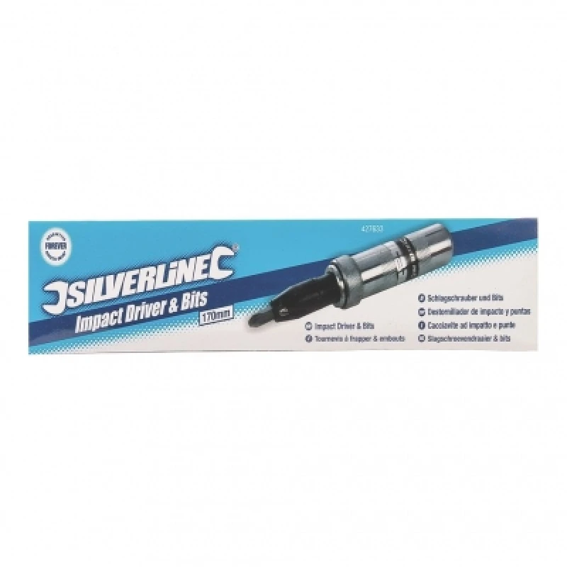 Wholesale 🤩 Silverline Tools Silverline Impact Driver Hand Held Inc Bits In Case 427633 ❤️ 2 Wholesale 🤩 Silverline Tools Silverline Impact Driver Hand Held Inc Bits In Case 427633 ❤️ - Image 2
