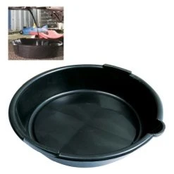 Best Sale 👏 Silverline Tools Silverline Mechanics Plumbers Plastic Oil Water Drain Pan Tray 675089 ❤️