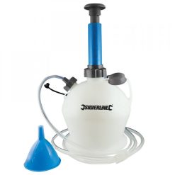 Best Sale ⭐ Silverline Tools Silverline Oil Water Fluid Removal Extractor Transfer Pump 4 Litre 104616 ????