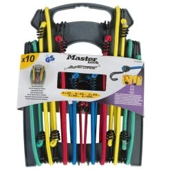 Brand new 🛒 Master Lock Mixed Size Bungee Cords 10 Piece Set XMS22BUNG10 ⌛
